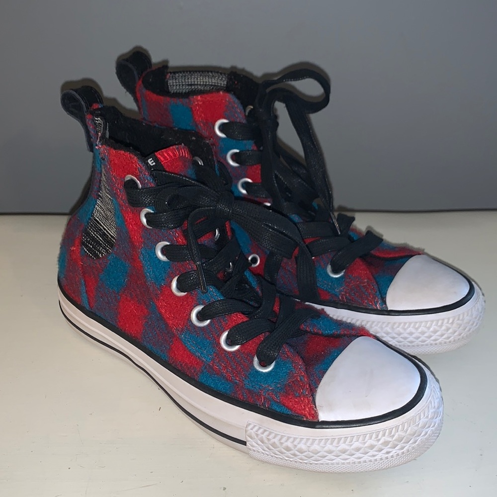 Plaid Woolrich converse 5.5